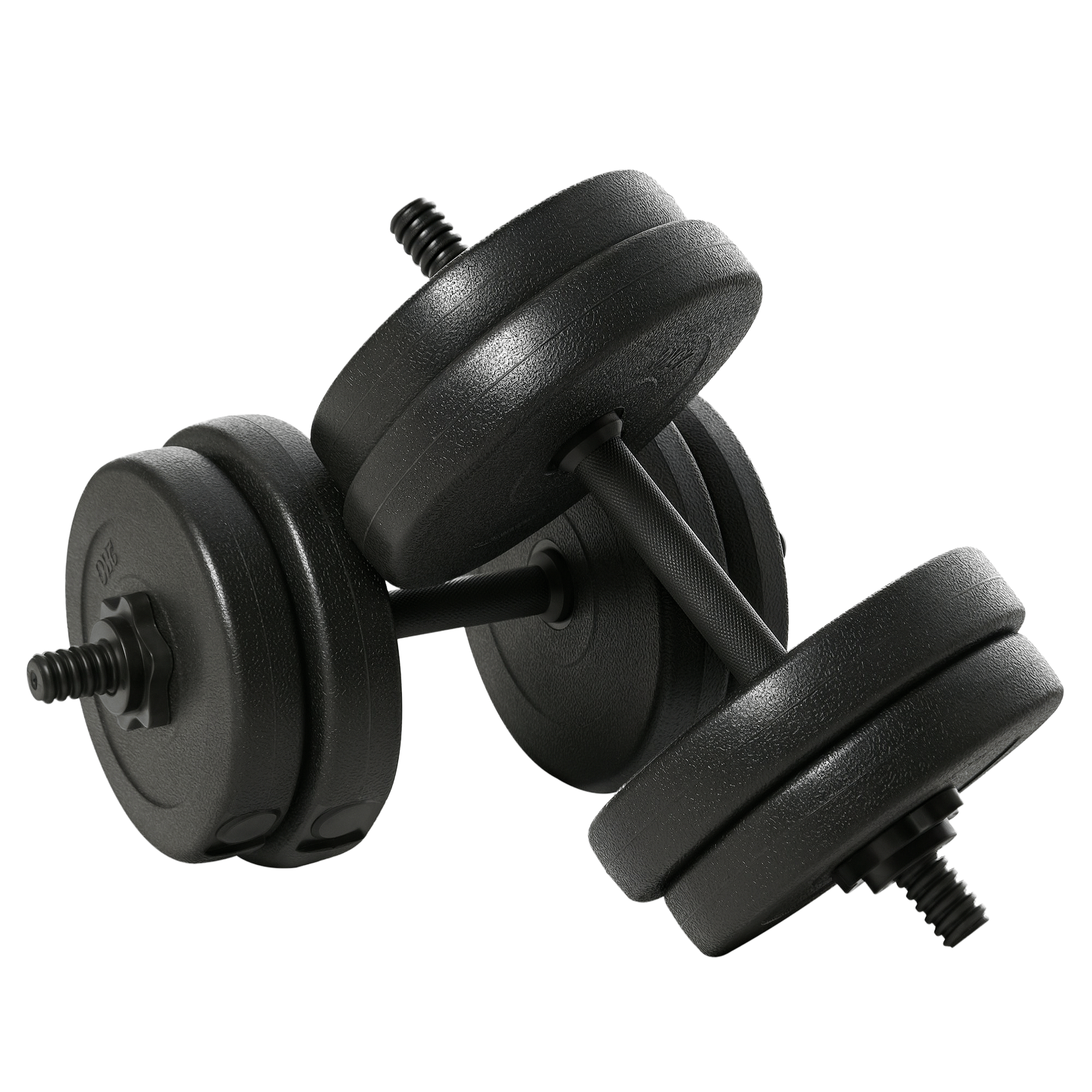 44 lb Adjustable Dumbbell Set with Textured Grip