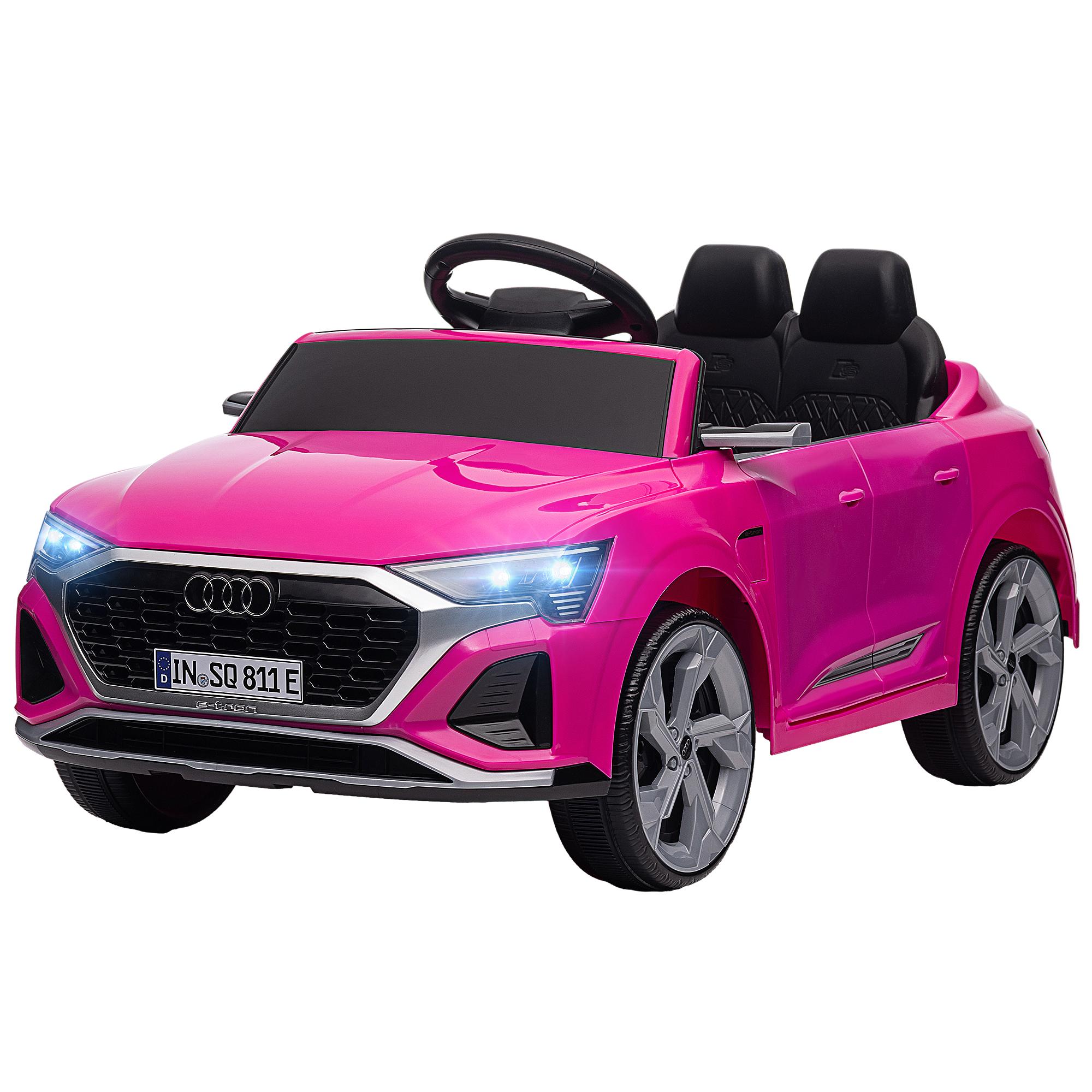 Pink 12V Kids Ride-On Car with Remote Control