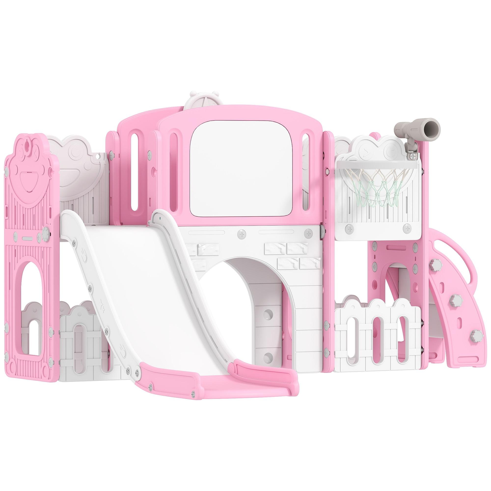 Pink Indoor Play Centre, 7-in-1 Toddler Set