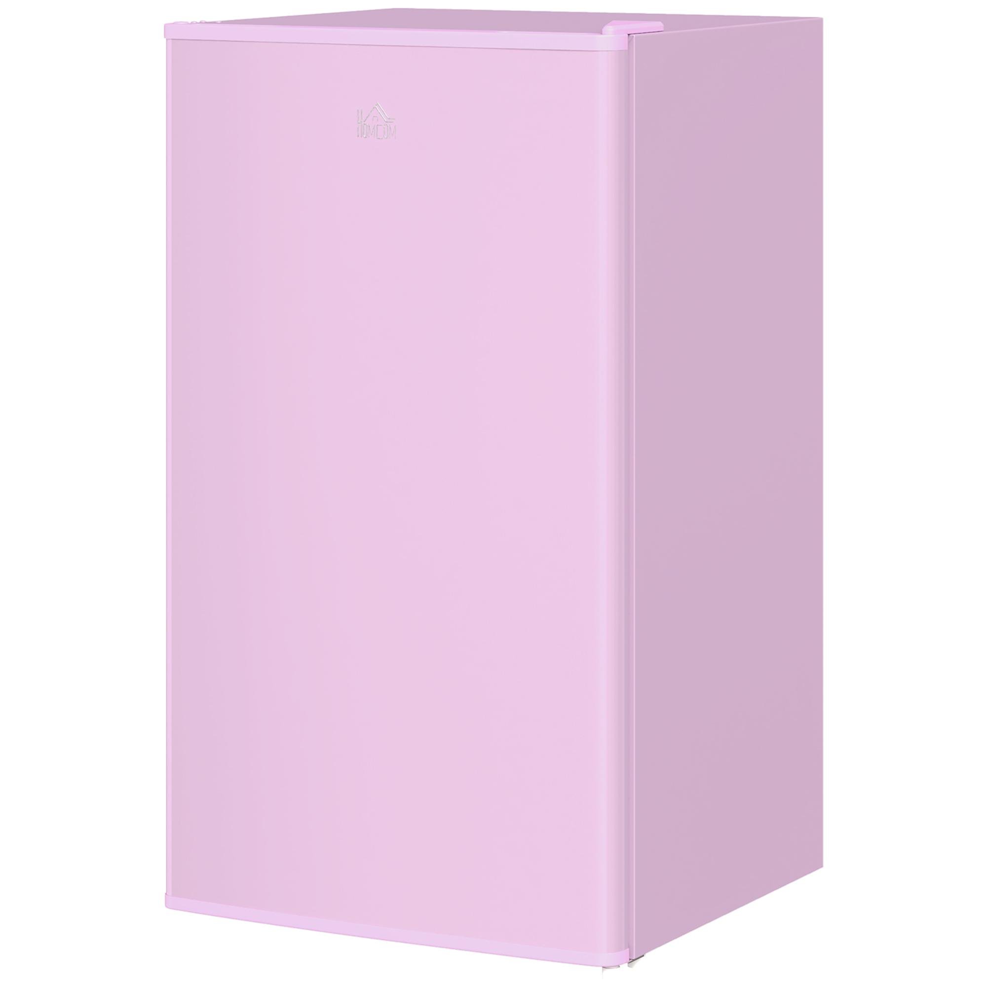Pink 3.2 cu ft Fridge with Freezer and Reversible Door