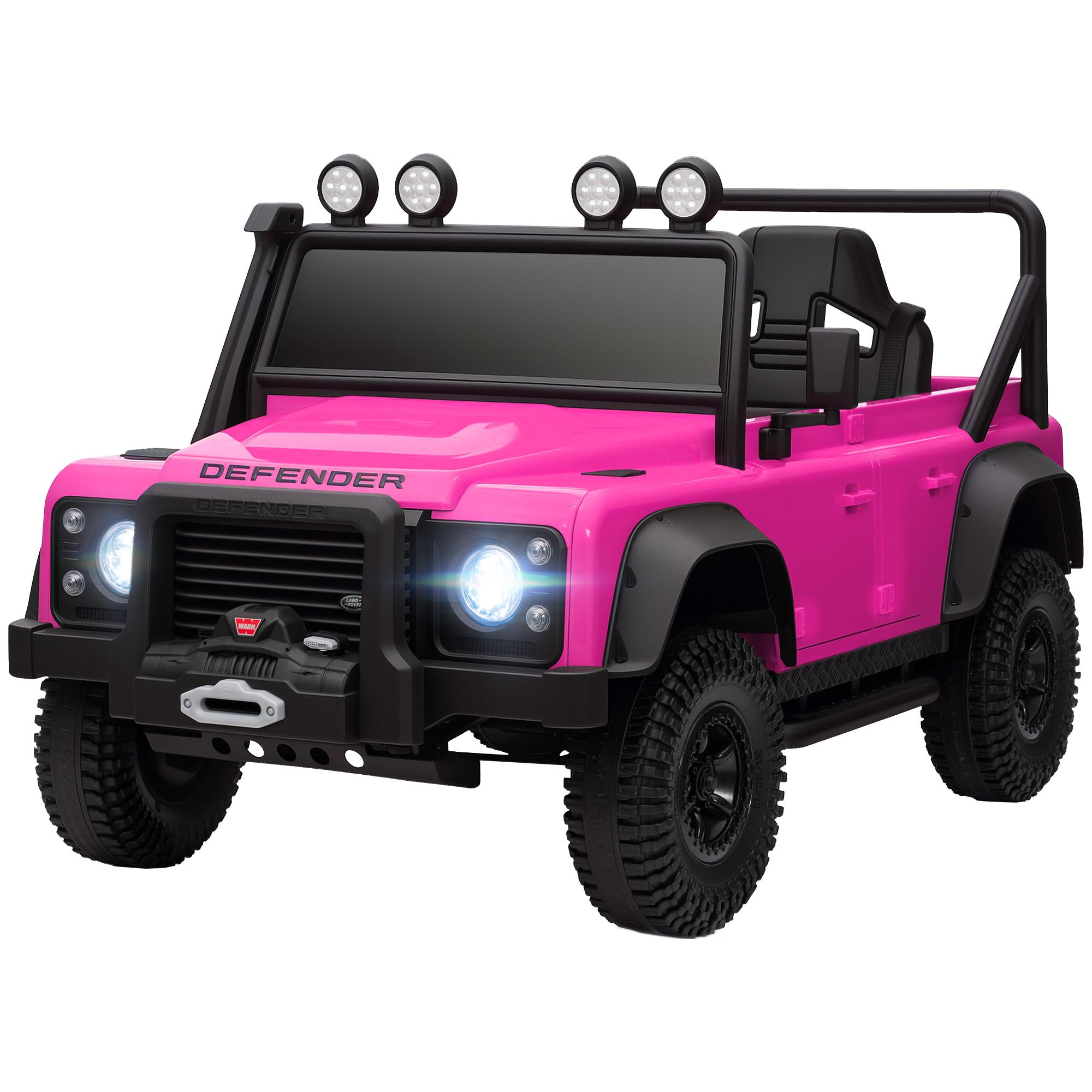 Pink 12V Kids Remote SUV with 3-Speed Drive