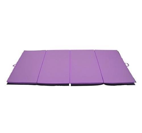 Purple 4 Panel Gymnastics Mat, 2-Inch EPE Foam
