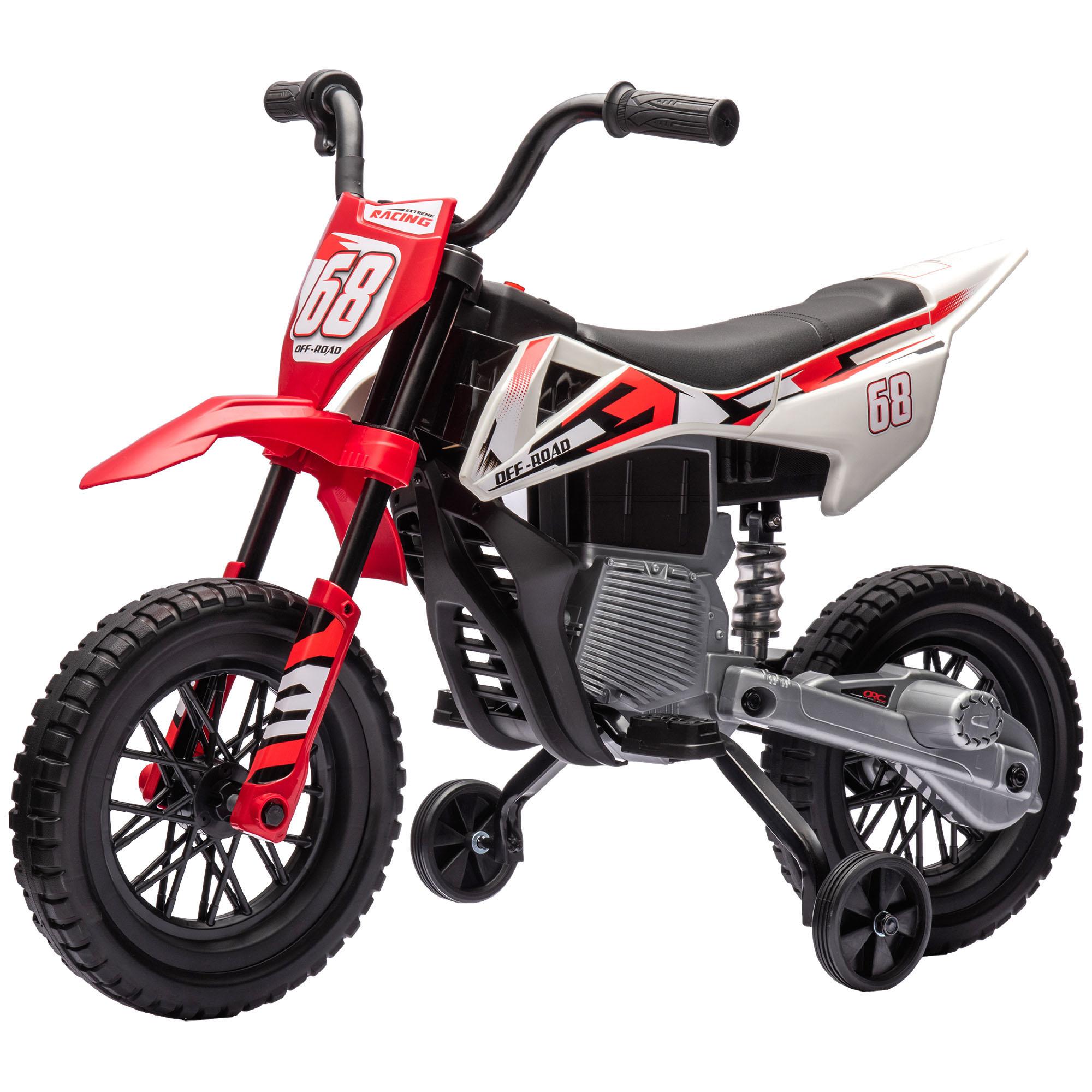 Red Kids Electric Motorcycle with Twist Throttle