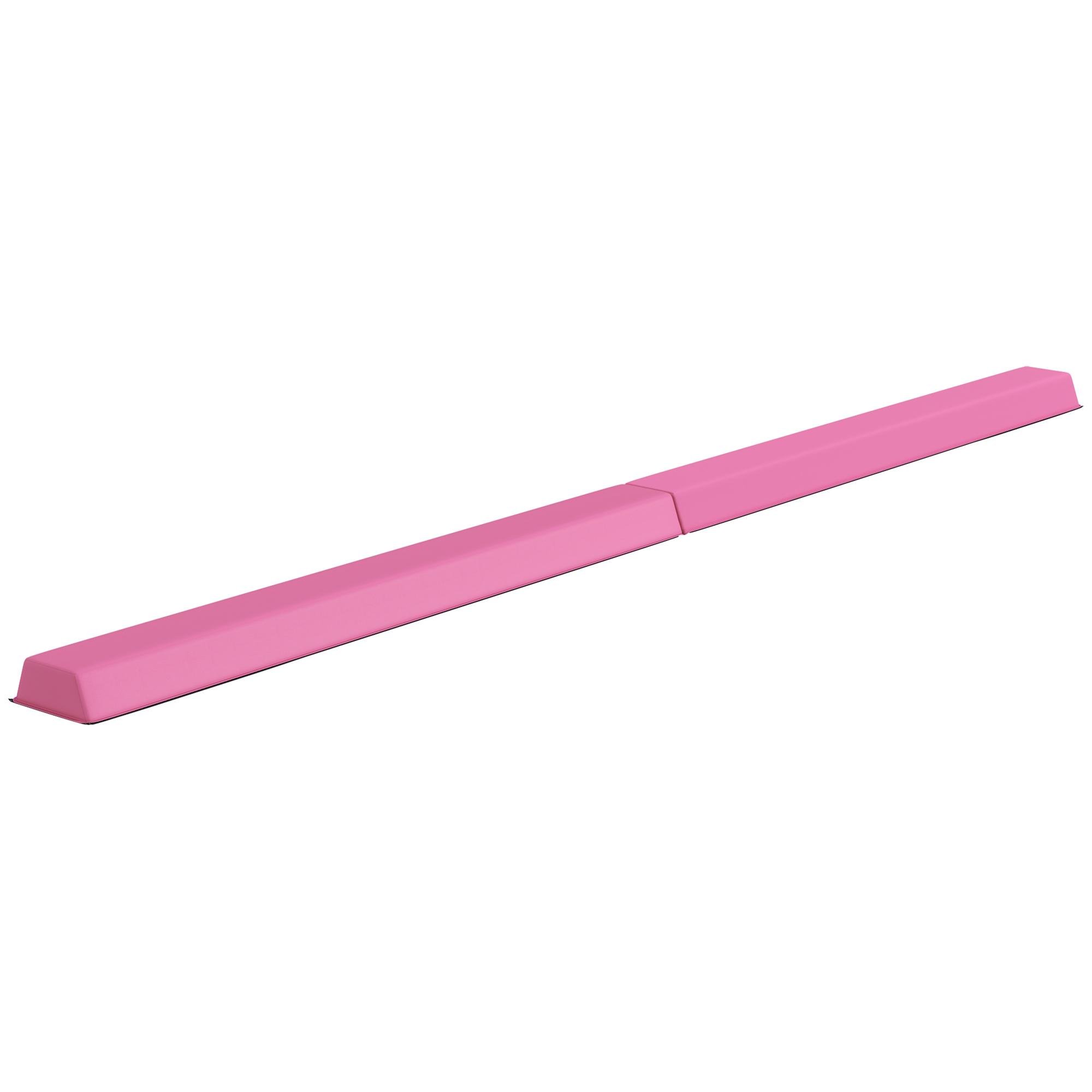 Red 7.7ft Folding Balance Beam with Anti-Slip Base