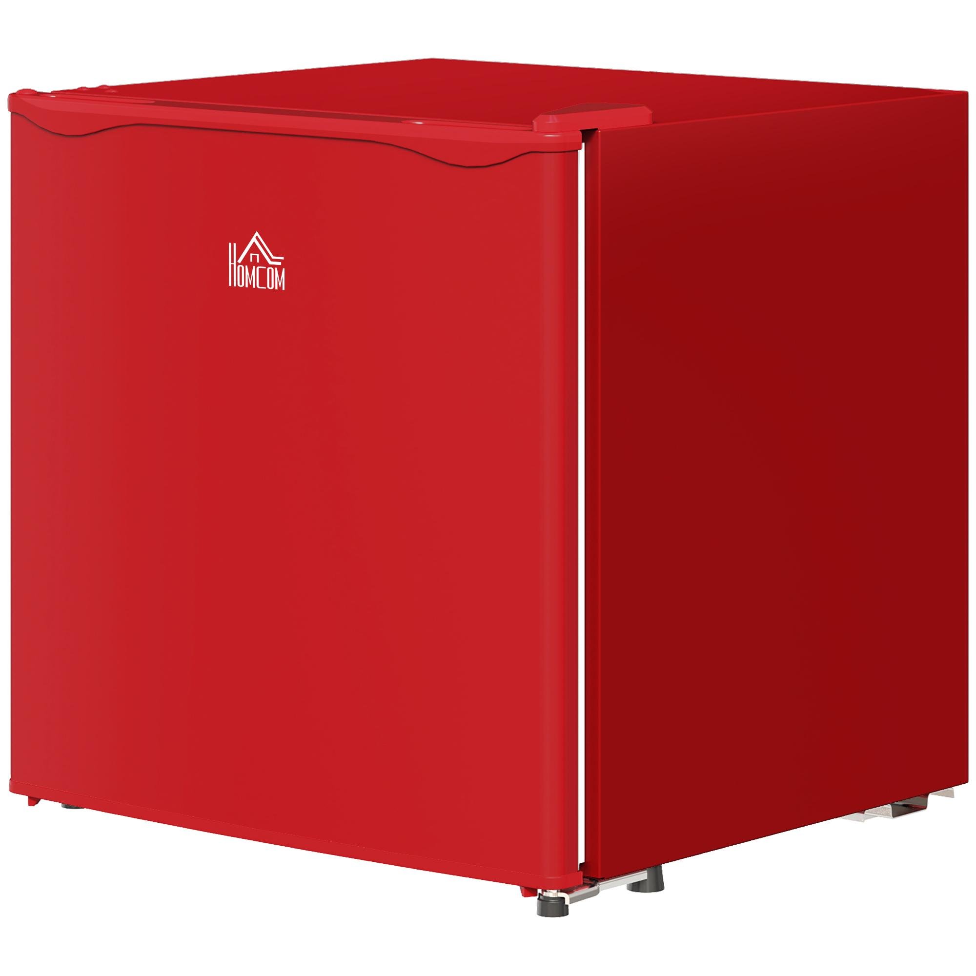 Red 1.1 Cu. Ft. Freezer with Reversible Door, Compact Upright Design