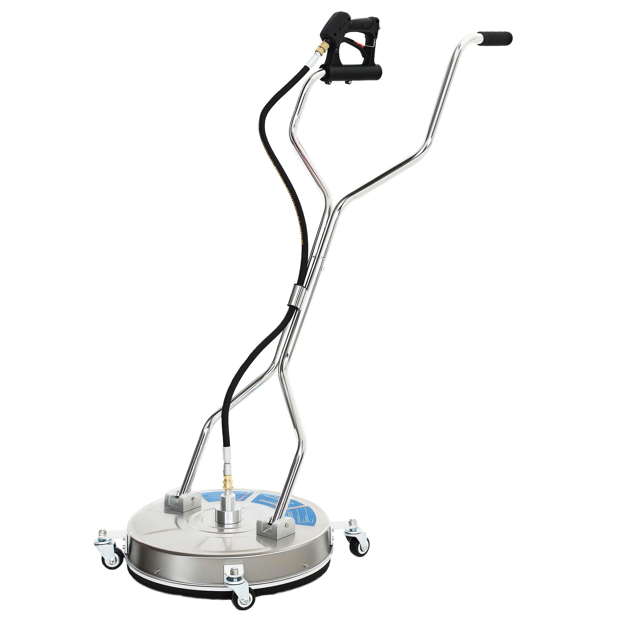 18 Inch Stainless Steel Cleaner with Four Wheels
