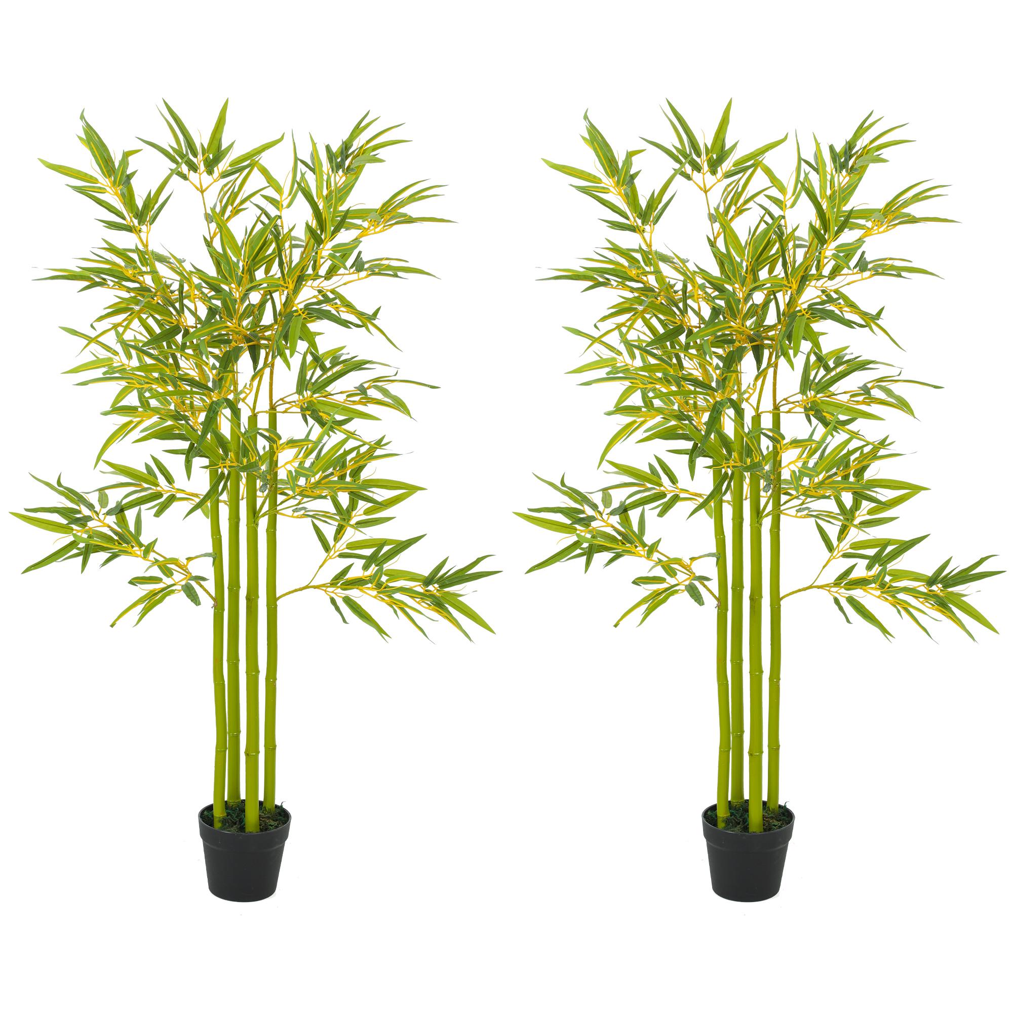 4ft green artificial bamboo tree | Indoor Decor