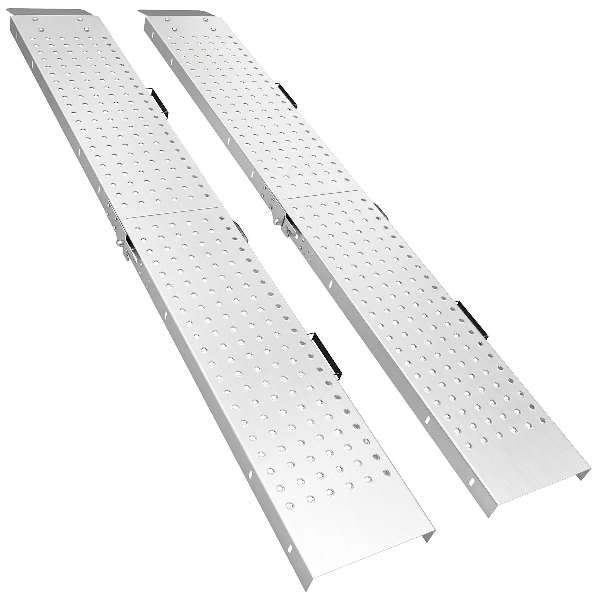 Silver Folding Loading Ramps, 70.9-Inch Set of 2
