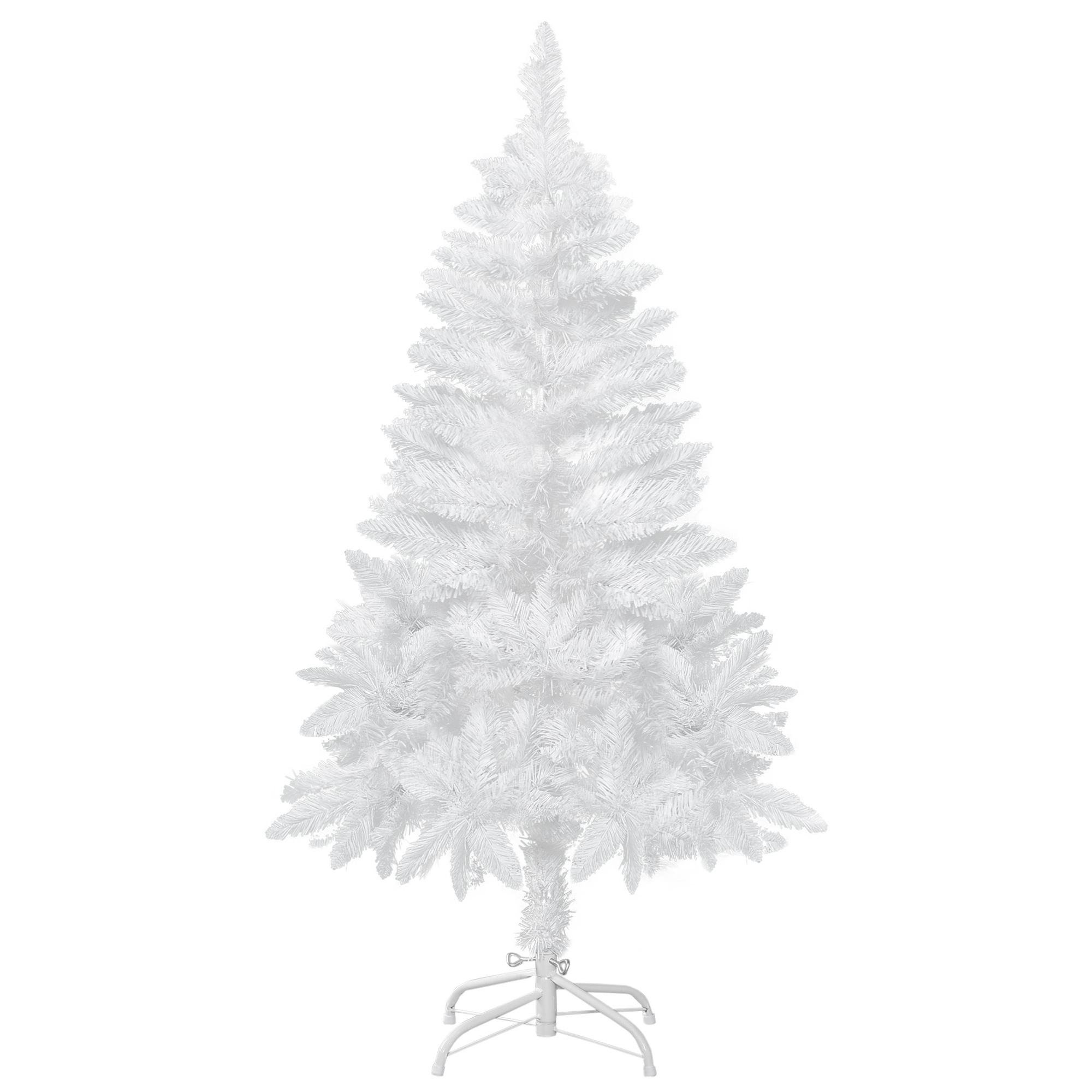 4ft White Pine Christmas Tree with Auto-Open Branches