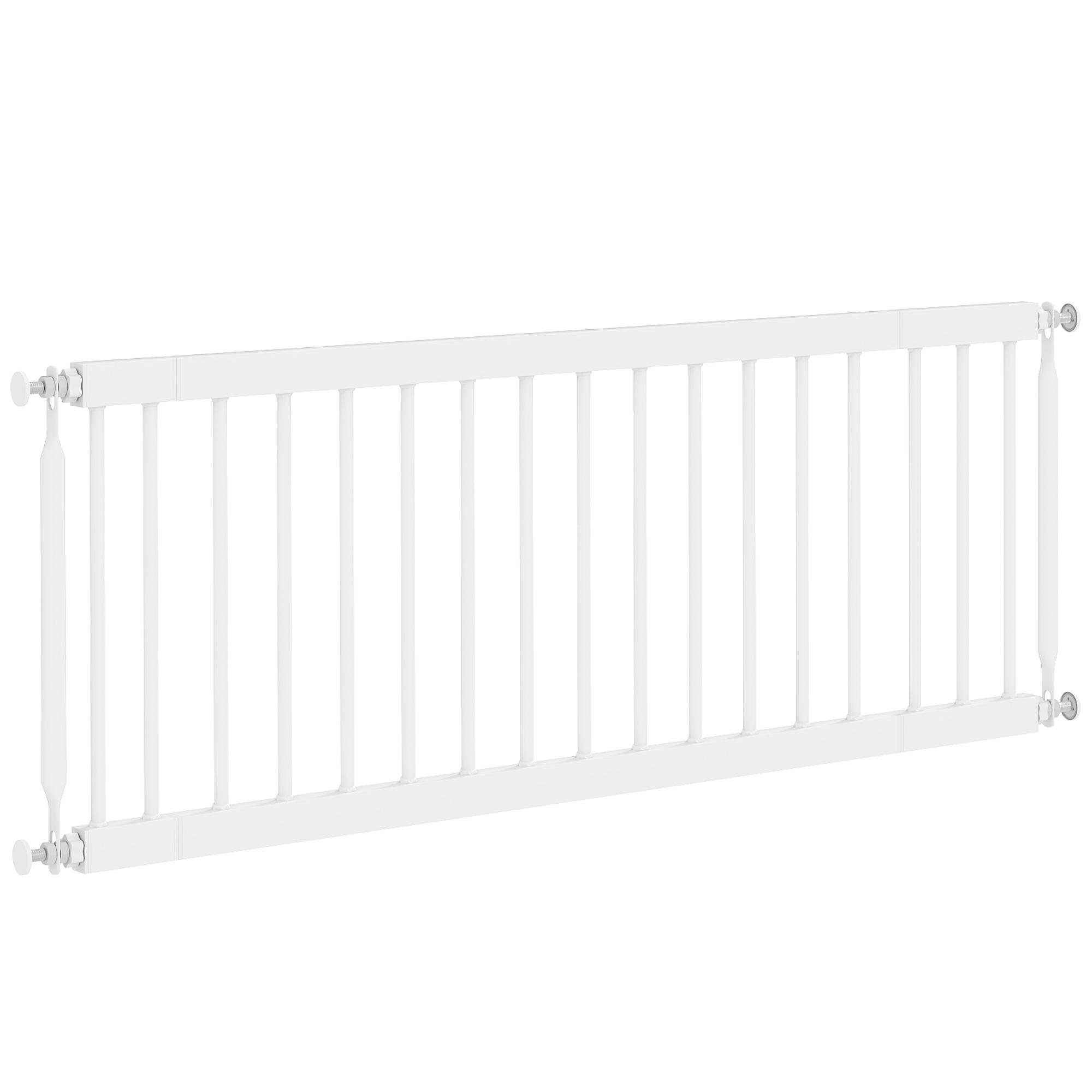 13.8 inch toy dog gate, White Adjustable Pressure Mount