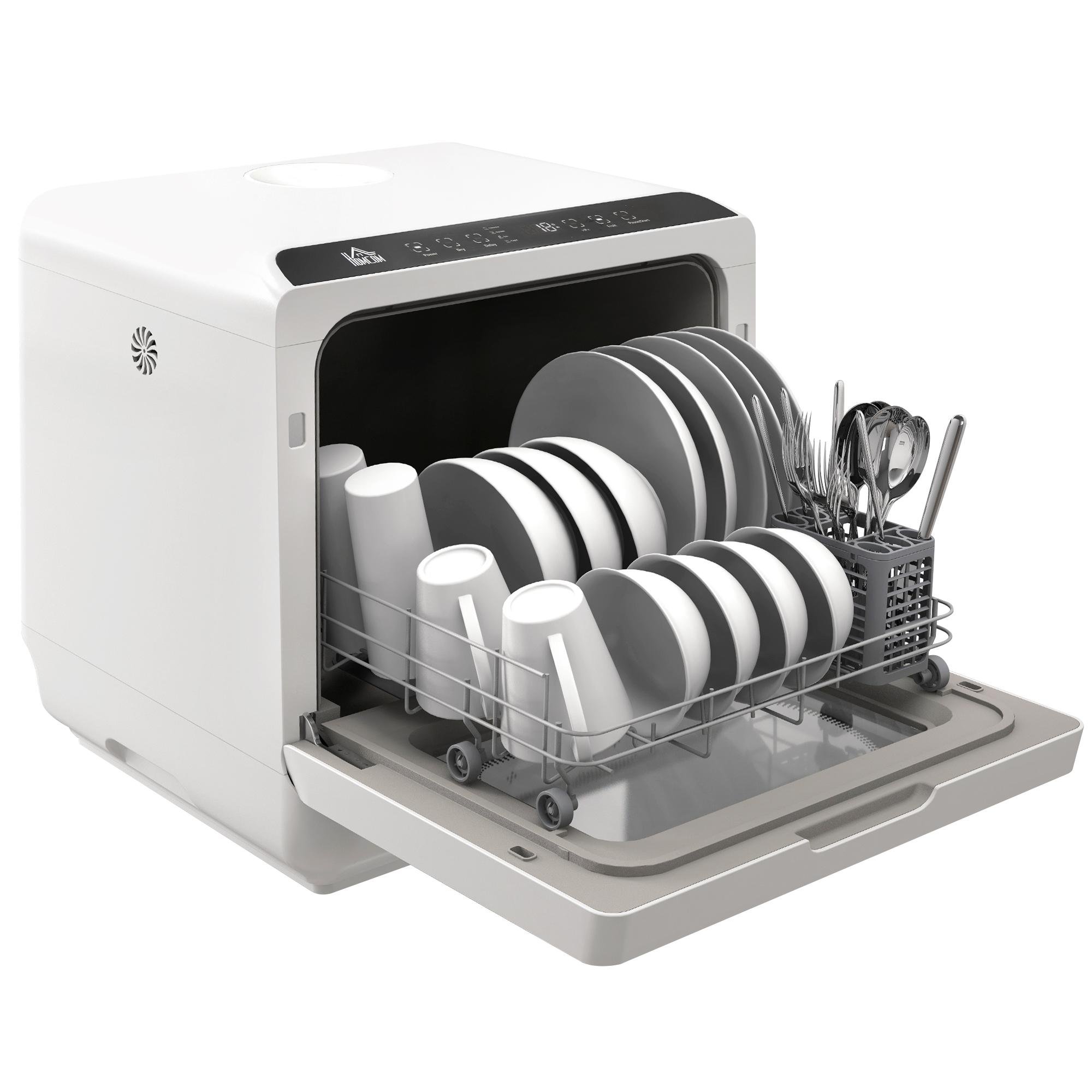 4 Place Setting Portable Dishwasher with 6L Tank