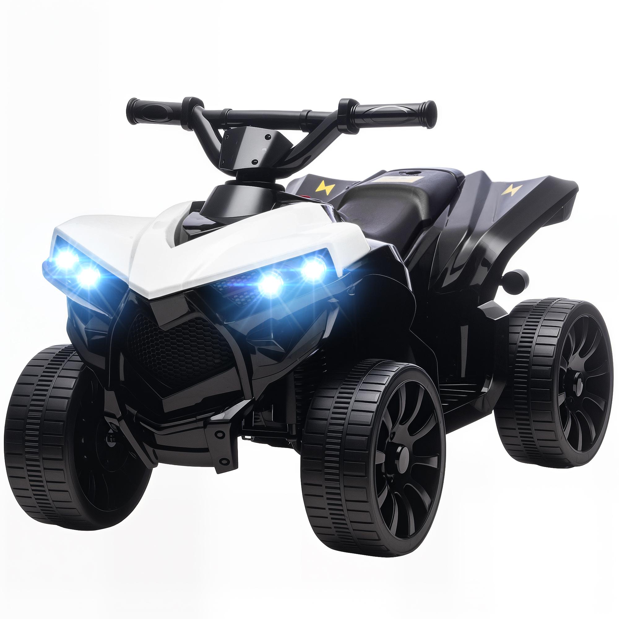 White Kids Electric ATV with 6V Motor and Music