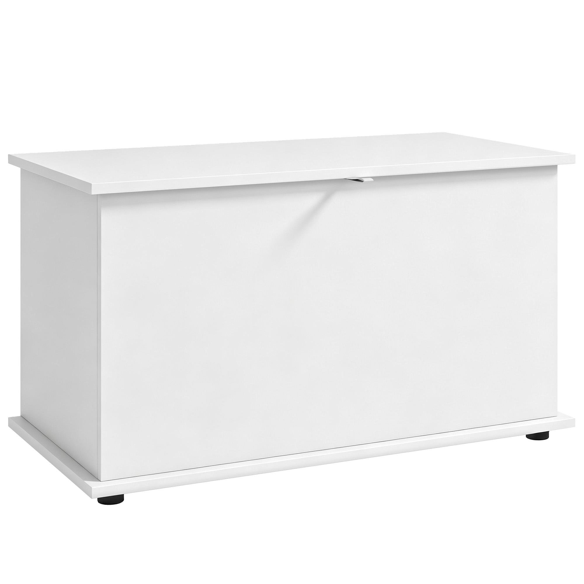 White 31.5 inch storage chest with lift-top compartment