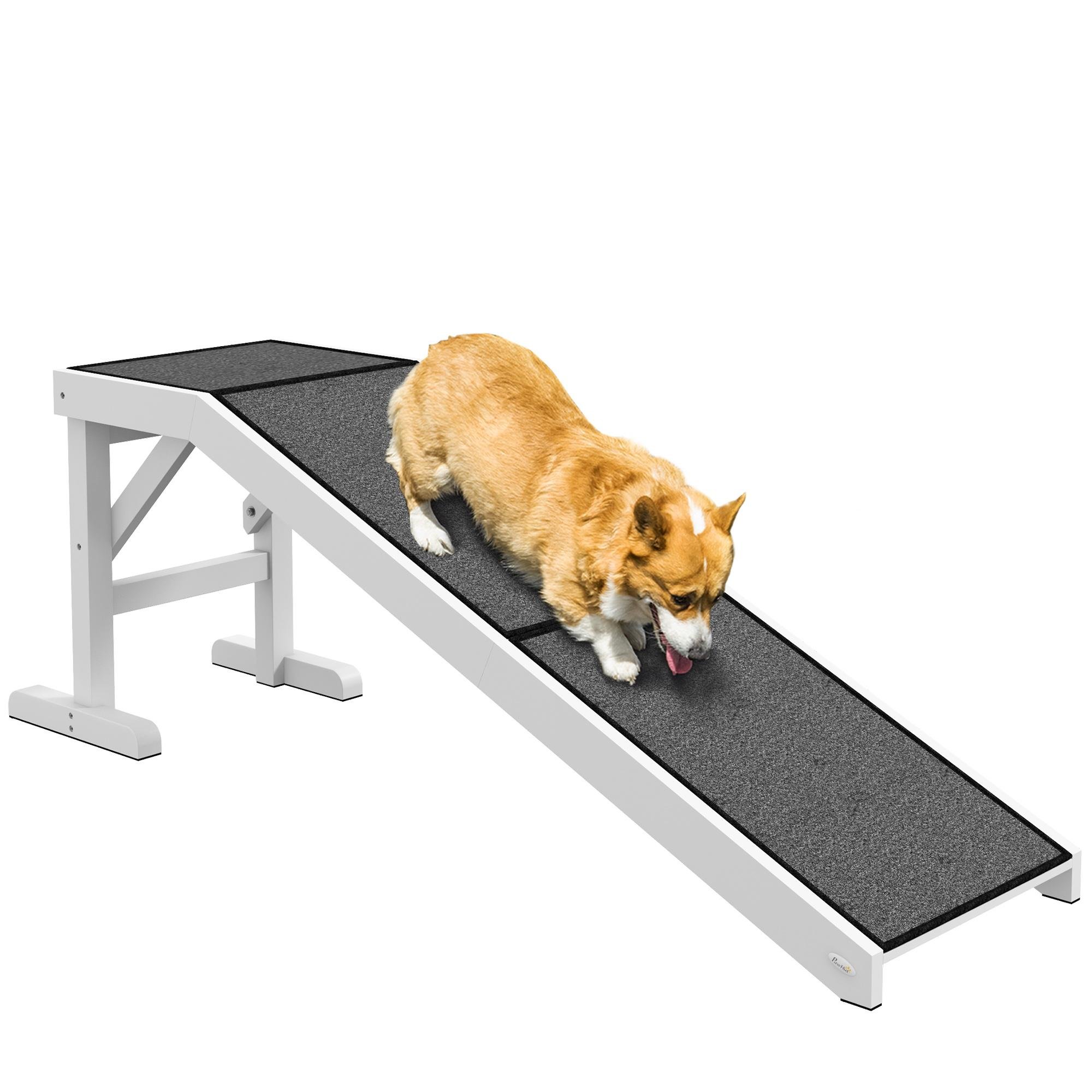 White Pine Pet Ramp with Top Platform, 59 Inch