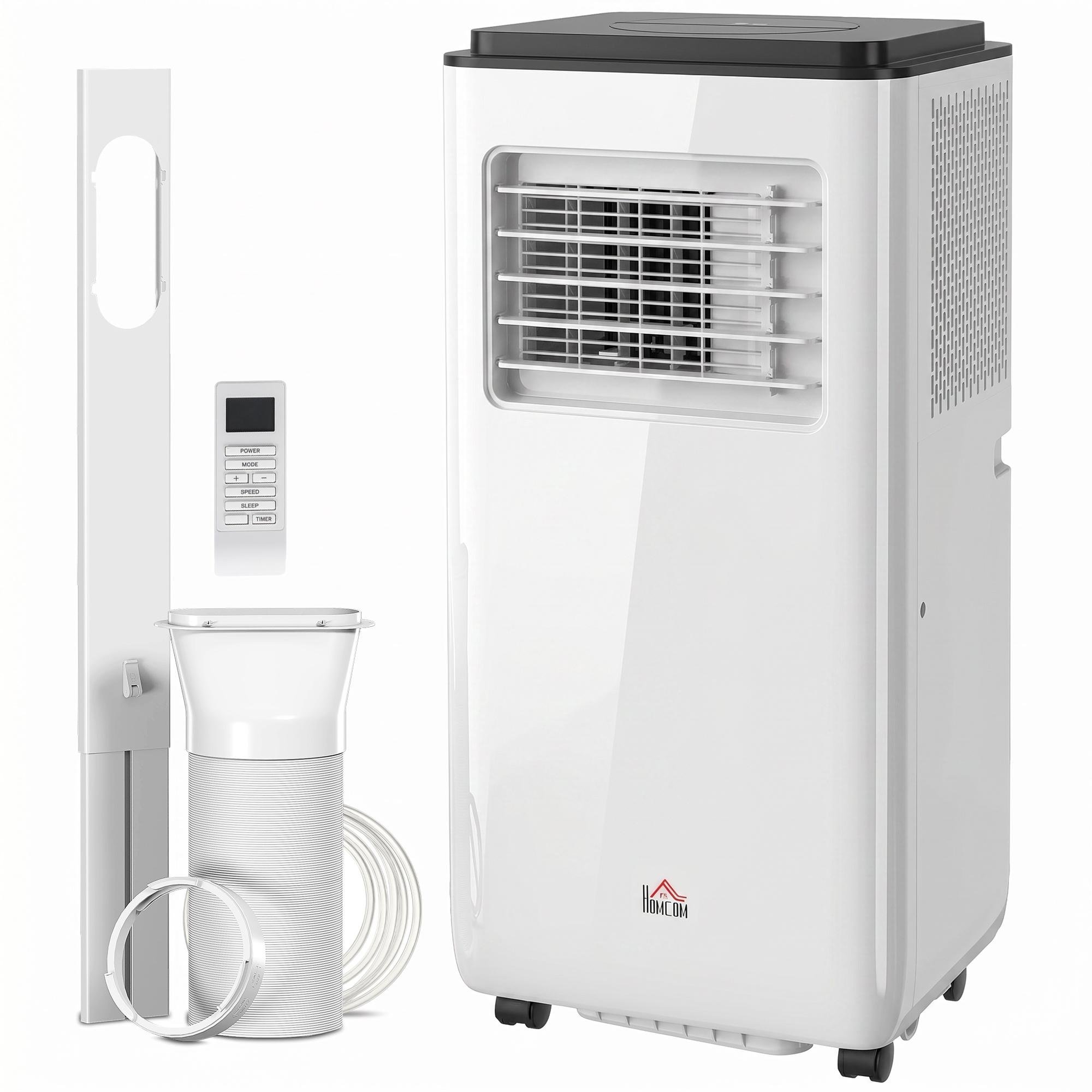 8000 BTU Room Air Conditioner, 5-in-1, White